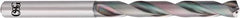 OSG - 6.1mm 140° Solid Carbide Jobber Drill - EgiAs Finish, Right Hand Cut, Spiral Flute, Straight Shank, 109mm OAL - Benchmark Tooling