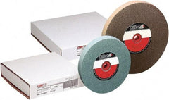 Camel Grinding Wheels - 100 Grit Silicon Carbide Bench & Pedestal Grinding Wheel - 6" Diam x 1" Hole x 3/4" Thick, 4456 Max RPM, Vitrified Bond - Benchmark Tooling