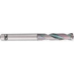 OSG - 10.44mm 140° Spiral Flute Solid Carbide Taper Length Drill Bit - Benchmark Tooling