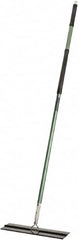 Ability One - 55" Long x 6" Wide Microfiber Dust Flat Mop - Hook & Loop, Green, Looped Head, Launderable - Benchmark Tooling