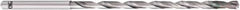 OSG - 17/64", 140° Point, Spiral Flute, Solid Carbide Taper Length Drill Bit - EgiAs Finish, 90mm Flute Length, 140mm OAL, Series 6530 - Benchmark Tooling