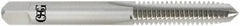 OSG - 5/16-24 UNF 3 Flute Oxide Finish High Speed Steel Straight Flute Standard Hand Tap - Plug, Right Hand Thread, 2-23/32" OAL, 1-1/8" Thread Length, H3 Limit, Oversize - Exact Industrial Supply