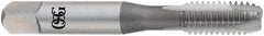 OSG - 1-12 UNF, H4, 4 Flutes, Plug Chamfer, Bright Finish, High Speed Steel Spiral Point STI Tap - 5-3/4" OAL, 1.021" Shank Diam, 2-9/16" Thread Length, 0.766" Square Size, 3B Class of Fit, Series 125 - Exact Industrial Supply