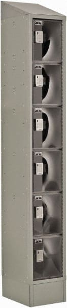 LockUp - 6 Door, 6 Tier, Electronic Access Lockers - Benchmark Tooling