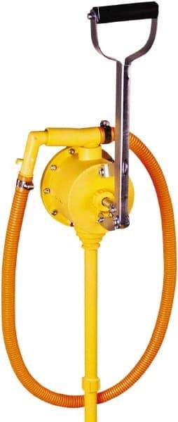 lumax - Corrosive Lubrication 0.10 Gal/Turn Flow Polypropylene Lever Hand Pump - For 15 to 55 Gal Container - Benchmark Tooling