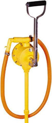 lumax - Corrosive Lubrication 0.10 Gal/Turn Flow Polypropylene Lever Hand Pump - For 15 to 55 Gal Container - Benchmark Tooling