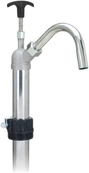 lumax - Oil Lubrication 0.17 Gal/Turn Flow Aluminum & Steel Lever Hand Pump - For 15 to 55 Gal Container - Benchmark Tooling