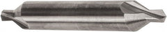 Precision Twist Drill - #1 Plain Cut 60° Incl Angle Solid Carbide Combo Drill & Countersink - Benchmark Tooling