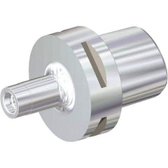 Kennametal - PSC63 Outside Taper, DL16 Inside Modular Connection, PSC to DL Taper Adapter - 2-1/4" Projection, 0.605" Nose Diam, 3.752" OAL, Through Coolant - Exact Industrial Supply