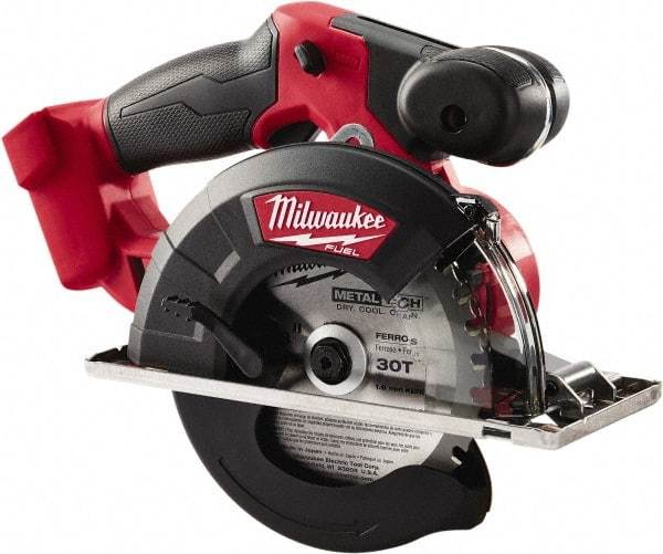 Milwaukee Tool - 18 Volt, 5-7/8" Blade, Cordless Circular Saw - 3,900 RPM, Lithium-Ion Batteries Not Included - Benchmark Tooling