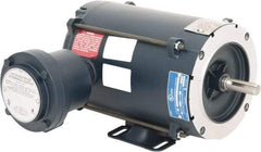 Leeson - 1/2 hp 1,800 Max RPM Explosion Proof Motor - 56C NEMA Frame, 230/460 Volts, 75% Efficiency at Full Load - Benchmark Tooling