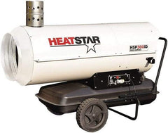 Heatstar - 285,000 BTU Rating, Kerosene/Diesel Indirect Fired Forced Air Heater - 7,125 Sq Ft Max Heating Area, 27.7 Gal Capacity, Fuel with Diesel, Kerosene, JP-8 & Jet8 - Benchmark Tooling