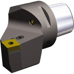 Kennametal - Left Hand Cut, Size PSC50, CN... 190612 & CN..643 Insert Compatiblity, External Modular Turning & Profiling Cutting Unit Head - 27mm Ctr to Cutting Edge, 60mm Head Length, Through Coolant, Series PSC - Benchmark Tooling