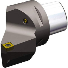 Kennametal - Right Hand Cut, Size PSC50, CC.. 09T3.. & CC..3252 Insert Compatiblity, Internal Modular Turning & Profiling Cutting Unit Head - 35mm Ctr to Cutting Edge, 60mm Head Length, Through Coolant, Series PSC - Benchmark Tooling