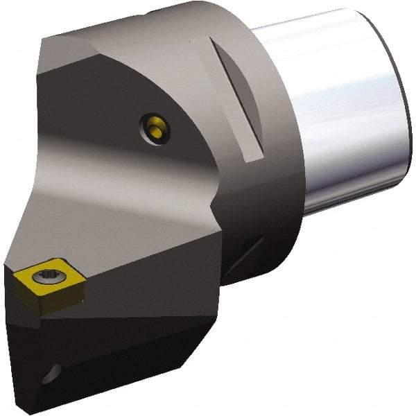 Kennametal - Right Hand Cut, Size PSC63, CC.. 1204.. & CC.. 432 Insert Compatiblity, External Modular Turning & Profiling Cutting Unit Head - 45mm Ctr to Cutting Edge, 65mm Head Length, Through Coolant, Series PSC - Benchmark Tooling