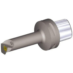 Kennametal - Left Hand Cut, Size PSC63, VB..110304 & VB..221 Insert Compatiblity, Internal Modular Turning & Profiling Cutting Unit Head - 22mm Ctr to Cutting Edge, 140mm Head Length, Through Coolant, Series PSC - Benchmark Tooling