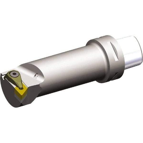 Kennametal - Left Hand Cut, Size PSC63, DN.. 1506.. & DN.. 442 Insert Compatiblity, Internal Modular Turning & Profiling Cutting Unit Head - 27mm Ctr to Cutting Edge, 140mm Head Length, Through Coolant, Series PSC - Benchmark Tooling