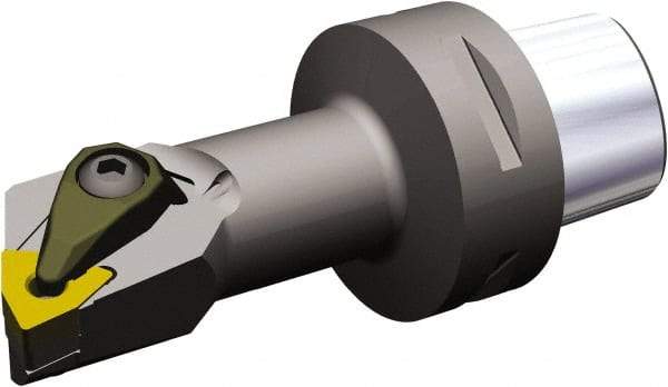 Kennametal - Left Hand Cut, Size PSC50, WN.. 0804.. & WN.. 432 Insert Compatiblity, Internal Modular Turning & Profiling Cutting Unit Head - 17mm Ctr to Cutting Edge, 90mm Head Length, Through Coolant, Series PSC - Benchmark Tooling