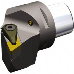Kennametal - Left Hand Cut, Size PSC50, DN.. 1506.. & DN.. 442 Insert Compatiblity, External Modular Turning & Profiling Cutting Unit Head - 35mm Ctr to Cutting Edge, 60mm Head Length, Through Coolant, Series PSC - Benchmark Tooling