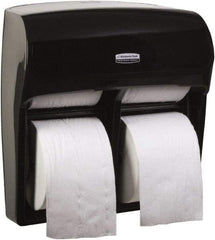 Kimberly-Clark Professional - Standard Four Roll Plastic Toilet Tissue Dispenser - 12-5/16" Wide x 13-9/16" High x 6-7/8" Deep, Black - Benchmark Tooling