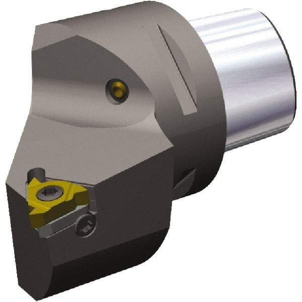 Kennametal - Insert Style LT16ER, 65mm Head Length, Right Hand Cut, External Modular Threading Cutting Unit Head - System Size PSC63, 45mm Center to Cutting Edge, Series PSC - Benchmark Tooling