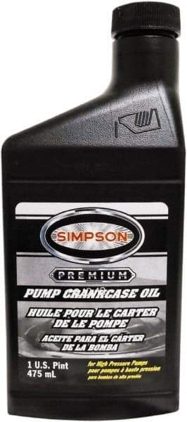 Simpson - Fixed Pressure Washer Pump Oil - 3-1/8" Long, Plastic, Female & Male - Benchmark Tooling