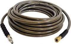 Simpson - 4,500 Max psi 2 Piece Pressure Washer Hose - 150' Long, Polyurethane, NPT, Female & Male - Benchmark Tooling