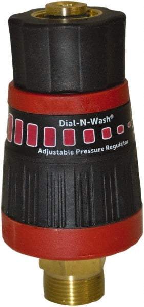 Simpson - 4,500 Max psi Adjustable Pressure Washer Cold Water Pressure Regulator - 6" Long, Plastic, Metric, Female & Male - Benchmark Tooling