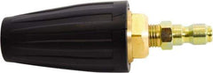 Simpson - 4,500 psi Fixed, Metal, Turbo Pressure Washer Nozzle - 0.052" Orificie Diam, 1/4" Thread, Male, Black - Benchmark Tooling