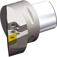 Kennametal - Right Hand Cut, Size PSC63, DN.. 1506.. & DN.. 442 Insert Compatiblity, Internal Modular Turning & Profiling Cutting Unit Head - 45mm Ctr to Cutting Edge, 65mm Head Length, Through Coolant, Series PSC - Benchmark Tooling