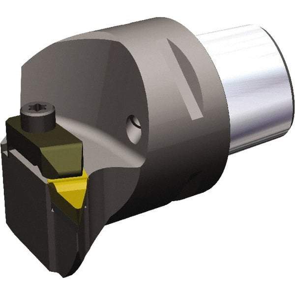 Kennametal - Right Hand Cut, Size PSC50, VC.. 1604 & VP..332 Insert Compatiblity, Internal Modular Turning & Profiling Cutting Unit Head - 35mm Ctr to Cutting Edge, 52mm Head Length, Through Coolant, Series Top Notch - Benchmark Tooling