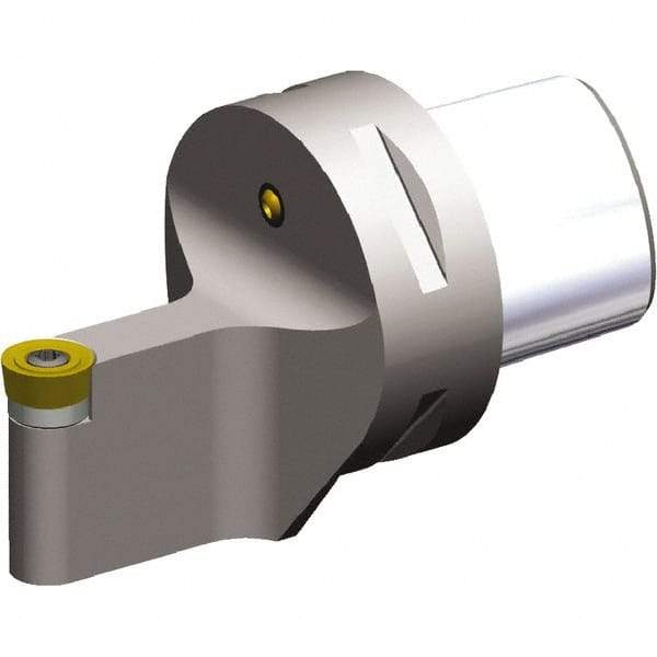 Kennametal - Neutral Cut, Size PSC63, RC.. 10T3M0 Insert Compatiblity, External Modular Turning & Profiling Cutting Unit Head - 5mm Ctr to Cutting Edge, 65mm Head Length, Through Coolant, Series PSC - Benchmark Tooling
