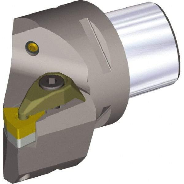 Kennametal - Left Hand Cut, Size PSC63, WN.. 0804.. & WN.. 432 Insert Compatiblity, Internal Modular Turning & Profiling Cutting Unit Head - 45mm Ctr to Cutting Edge, 65mm Head Length, Through Coolant, Series PSC - Benchmark Tooling