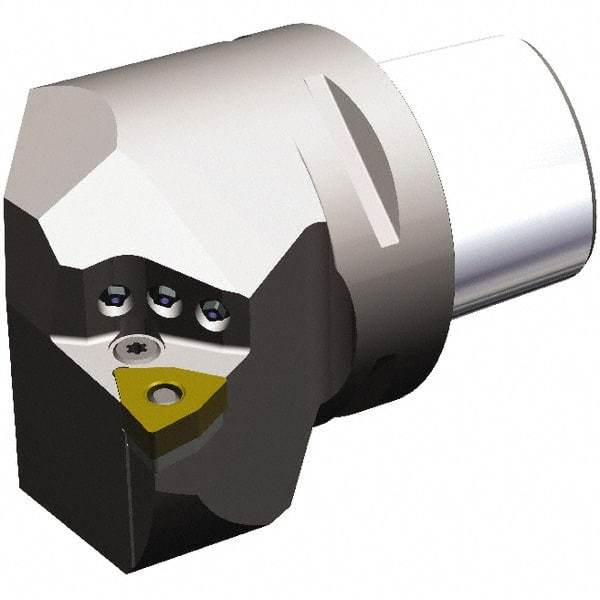 Kennametal - Right Hand Cut, Size PSC63, WN.. 0804.. & WN.. 432 Insert Compatiblity, Internal Modular Turning & Profiling Cutting Unit Head - 45mm Ctr to Cutting Edge, 65mm Head Length, Through Coolant, Series PSC - Benchmark Tooling