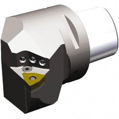 Kennametal - Right Hand Cut, Size PSC63, WN.. 0804.. & WN.. 432 Insert Compatiblity, Internal Modular Turning & Profiling Cutting Unit Head - 45mm Ctr to Cutting Edge, 65mm Head Length, Through Coolant, Series PSC - Benchmark Tooling