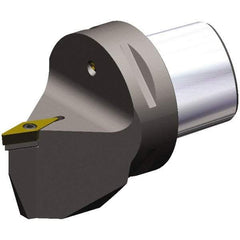 Kennametal - Neutral Cut, Size PSC63, VB.. 1604 & VB.. 332 Insert Compatiblity, External Modular Turning & Profiling Cutting Unit Head - 65mm Head Length, Through Coolant, Series PSC - Benchmark Tooling