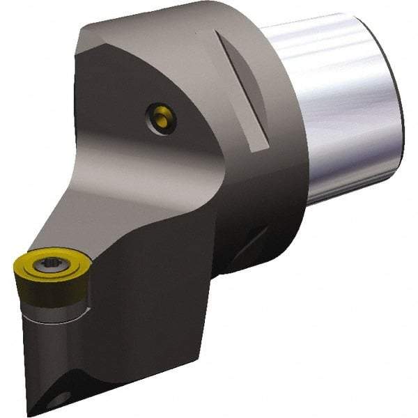 Kennametal - Left Hand Cut, Size PSC63, RC.. 2006M0 Insert Compatiblity, External Modular Turning & Profiling Cutting Unit Head - 45mm Ctr to Cutting Edge, 65mm Head Length, Through Coolant, Series PSC - Benchmark Tooling