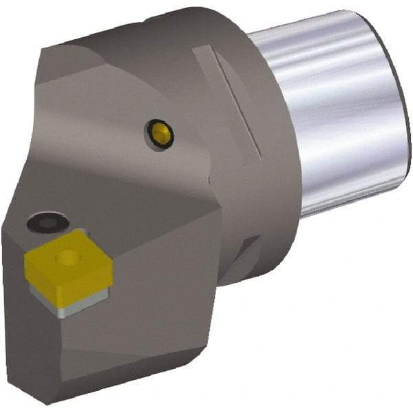 Kennametal - Left Hand Cut, Size PSC63, CN.. 432 & CN... 120408 Insert Compatiblity, Internal Modular Turning & Profiling Cutting Unit Head - 45mm Ctr to Cutting Edge, 65mm Head Length, Through Coolant, Series PSC - Benchmark Tooling