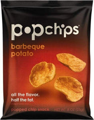 PopChips - Potato Chips - Potato Chips, BBQ Flavor, .8 oz Bag, 24/Carton - Benchmark Tooling