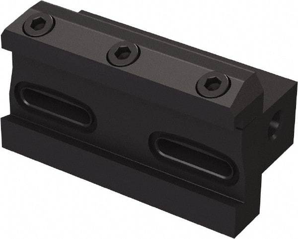 Seco - Tool Block Style 150.10-JETI, 25mm Blade Height, 95mm OAL, 49mm OAH, Indexable Cutoff Blade Tool Block - 32mm Shank Height, 32mm Shank Width, Reversible, Through Coolant, Series Jetstream - Benchmark Tooling