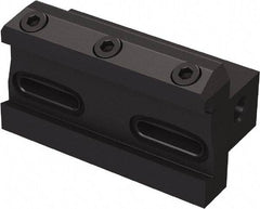 Seco - Tool Block Style 150.10-JETI, 25mm Blade Height, 95mm OAL, 42mm OAH, Indexable Cutoff Blade Tool Block - 25mm Shank Height, 25mm Shank Width, Reversible, Through Coolant, Series Jetstream - Benchmark Tooling