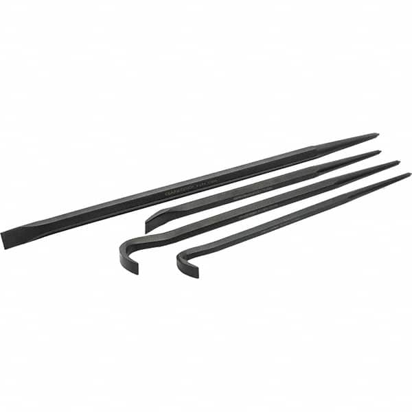 GearWrench - 4 Piece Rolling Head Pry Bar Set - Includes 15, 16, 18 & 24" Lengths - Benchmark Tooling