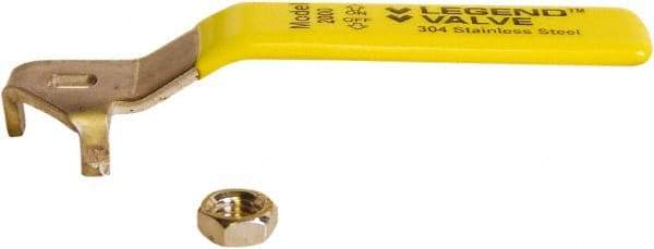 Legend Valve - Ball Valve Lever Handle - For Valves Sizes from 1-1/4" to 1-1/2" - Benchmark Tooling