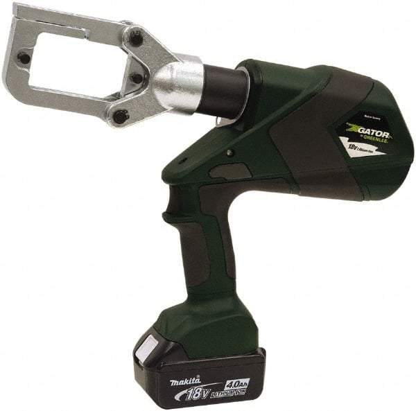 Greenlee - 6 Ton Electric Crimper - Includes 18V Li-Ion Battery, Charger, Carrying Case - Benchmark Tooling