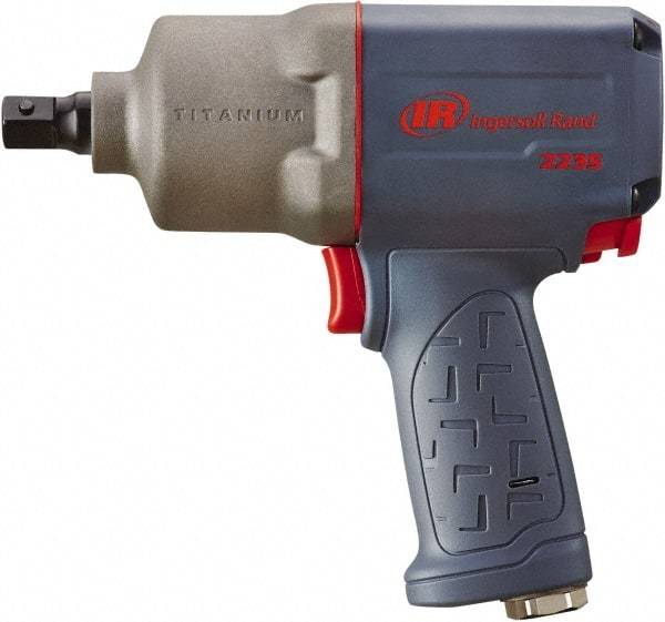 Ingersoll-Rand - 1/2" Drive, 8,500 RPM, 930 Ft/Lb Torque Impact Wrench - Pistol Grip Handle, 1,250 IPM, 6 CFM, 1/4" Inlet - Benchmark Tooling