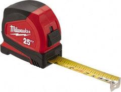 Milwaukee Tool - 25' x 1" Tape Measure - 1/16" Graduation - Benchmark Tooling