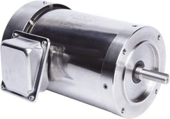 Leeson - 2 Max hp, 1,800 Max RPM, Premium Efficient Electric AC DC Motor - 230/460 V Input, Three Phase, 56C Frame, 5/8" Shaft Diam, C-Face Mount, TEFC Enclosure - Benchmark Tooling