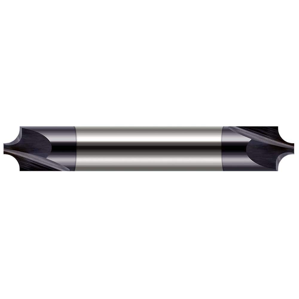 Harvey Tool - Corner Rounding End Mills; Material: Solid Carbide ; Single or Double End: Double ; Radius (Decimal Inch): 0.0060 ; Mill Diameter (Inch): 1/8 ; Mill Diameter (Decimal Inch): 0.1250 ; Number of Flutes: 2 - Exact Industrial Supply