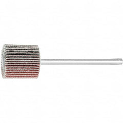 PFERD - 5/8" Diam x 5/8" Face Width, Aluminum Oxide Coated Mounted Flap Wheel - Benchmark Tooling