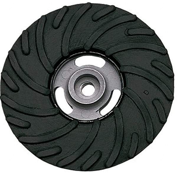 PFERD - 4-1/2" Diam Disc Backing Ribbed Backing Pad - 11,000 RPM - Benchmark Tooling